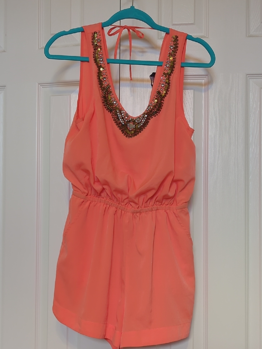 Bebe Romper Salmon Medium